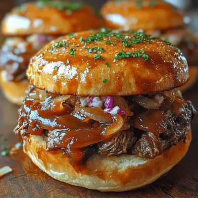 Slow-Cooked BBQ Bliss Beef Sandwiches: A Flavorful Journey into Comfort Food