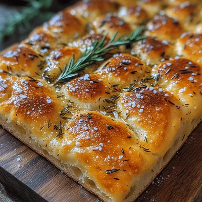 Savory Rosemary Garlic Focaccia: A Delectable Journey