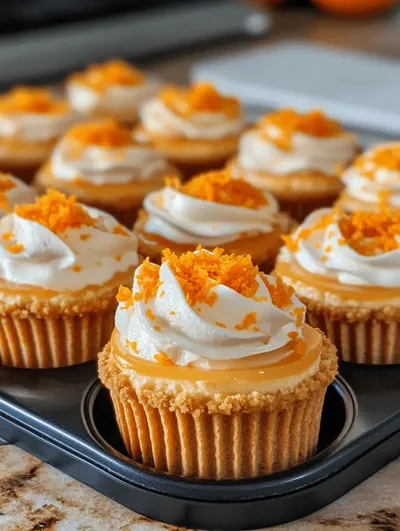 Orange Creamsicle Mini Cheesecakes: A Nostalgic Delight