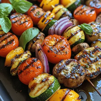 Colorful Grilled Veggie Skewers: A Vibrant Addition to Your Summer BBQ