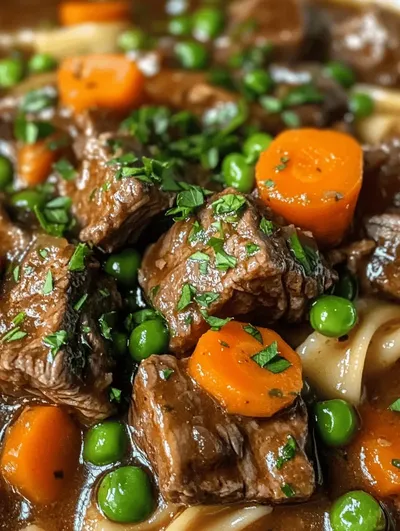 Cozy Comfort: Slow Cooker Beef and Noodles