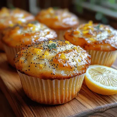 Zesty Lemon Poppy Seed Muffins: A Delightful Recipe for Any Occasion