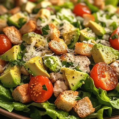 Avocado Chicken Caesar Salad: A Refreshing Twist on a Classic Dish
