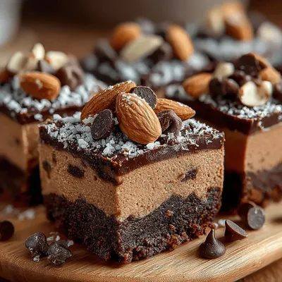 Frozen Yogurt Mocha Almond Bars