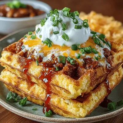 Cheddar Chili Cornbread Waffles: A Culinary Delight