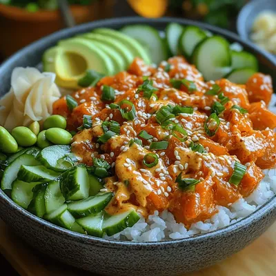 Spicy Tuna Sushi Bowls: A Fresh and Flavorful Delight