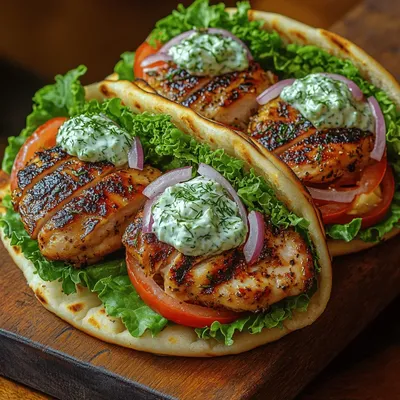 Greek Chicken Gyros with Homemade Tzatziki: A Culinary Journey into Greek Cuisine