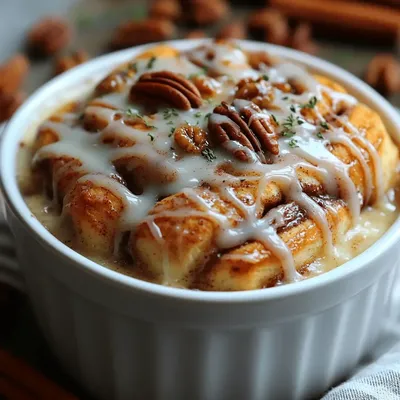 Cinnamon Roll Bread Pudding Delight: A Sweet Comfort Food Recipe