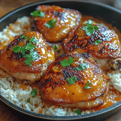 Discover the Sweet and Savory Delight of Glazed Apricot Chicken