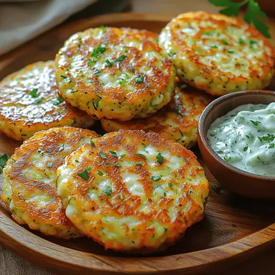 Zucchini & Cheese Fritter Patties