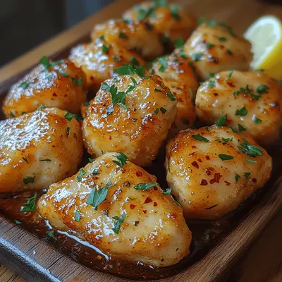 Garlic Butter Chicken Bites: A Flavorful Delight