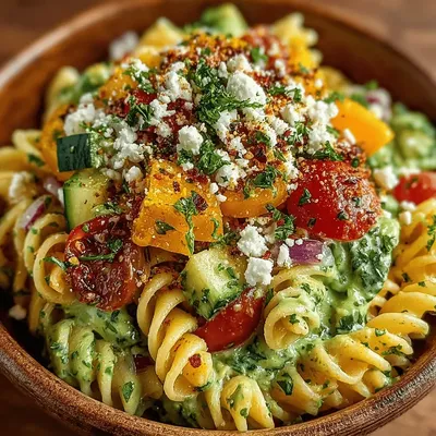Creamy Avocado Pasta Salad Recipe