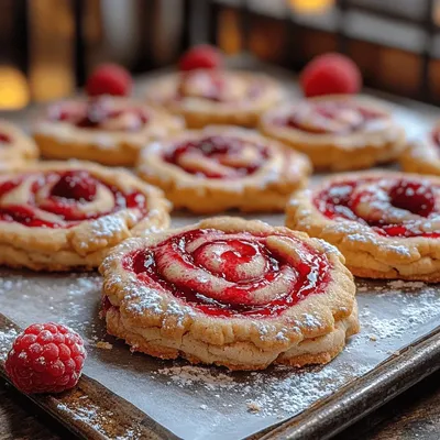 Raspberry Swirl Shortbread Cookies: An Irresistible Treat
