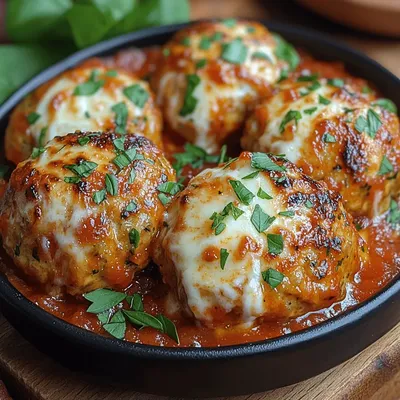 Savory Chicken Parmesan Meatballs: A Delicious Italian Delight