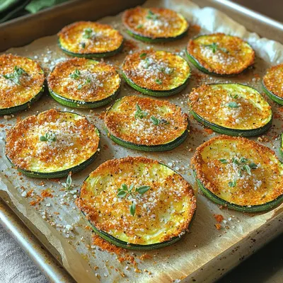 Crunchy Zesty Baked Zucchini Chips: A Healthy Snack Delight