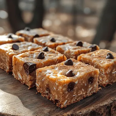 Decadent Healthy Chocolate Chip Oatmeal Bars: A Nutritious Treat
