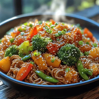 Sizzling Spicy Soba Noodle Stir Fry: A Flavorful Journey through Asian Cuisine