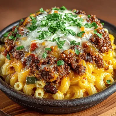 Chili Cheese Delight Pasta Bake