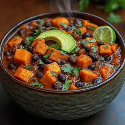 Sweet Potato Black Bean Chili Recipe
