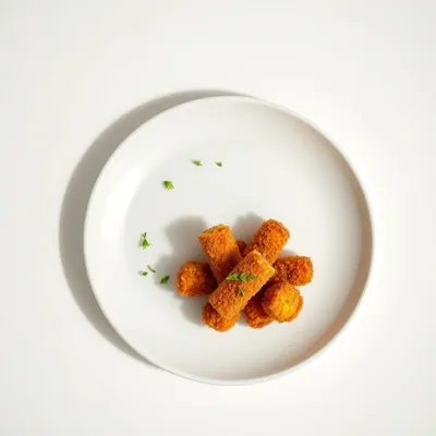 Garlic Herb Fried Breaded Carrots