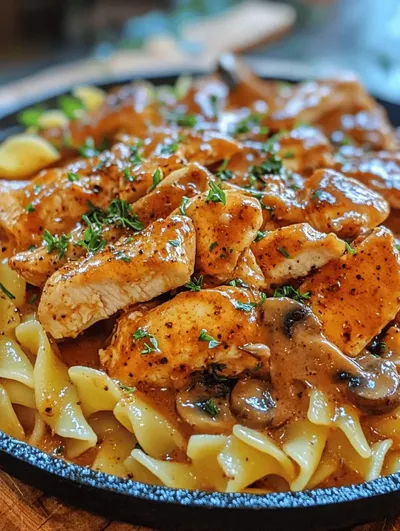 Creamy Dreamy Chicken Stroganoff: A Comforting Classic