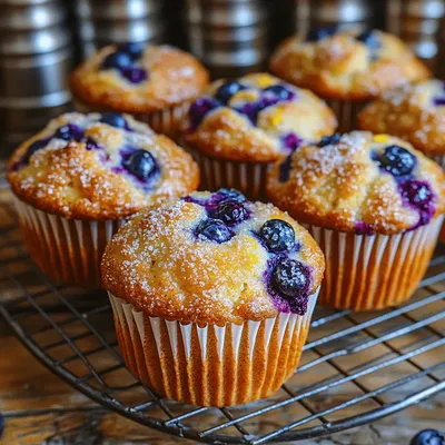 Zesty Lemon Blueberry Muffins: A Perfect Blend of Sweet and Tangy