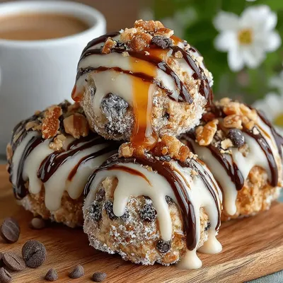 Frozen Yogurt Mocha Granola Clusters Recipe