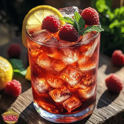 Raspberry Bliss Iced Tea: A Refreshing Delight