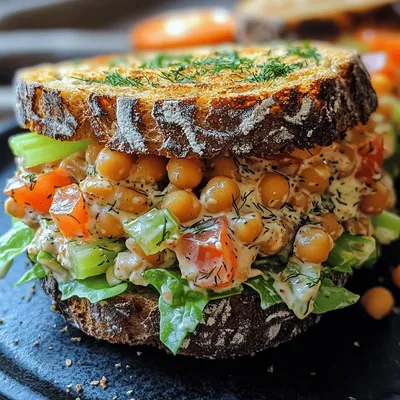 Chickpea Delight Sandwich Recipe