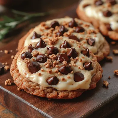 Decadent Chocolate Chip Cheesecake Cookies