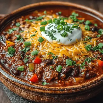 Hearty Slow Cooker Chili Bliss