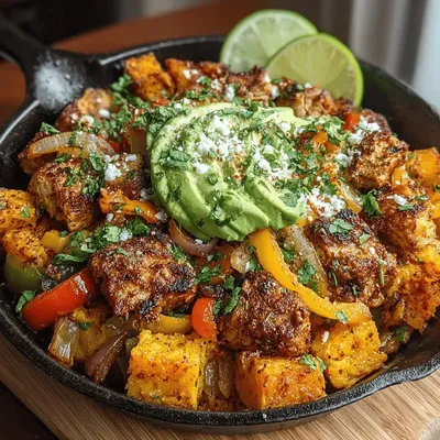 Spicy Southwest Chicken & Sweet Potato Hash