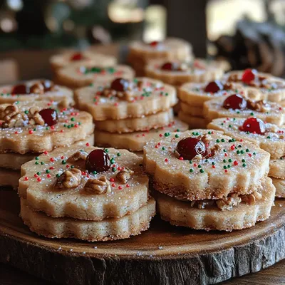 The Allure of Maraschino Cherry Bliss Shortbread Cookies