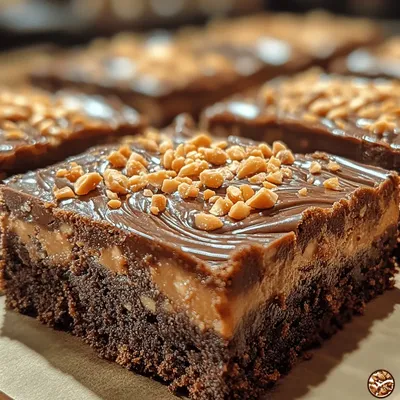 Irresistible Peanut Butter Brownies