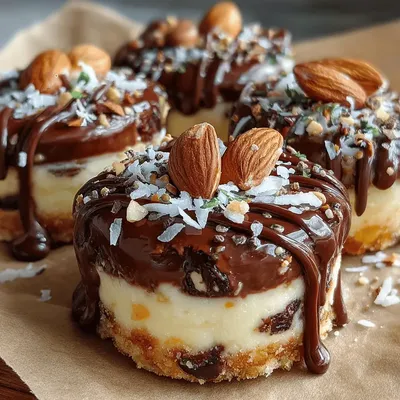 Frozen Yogurt Chocolate Almond Coins