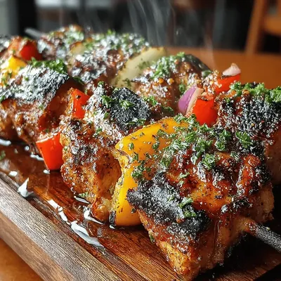 Sweet & Savory Grilled Honey Garlic Chicken Skewers