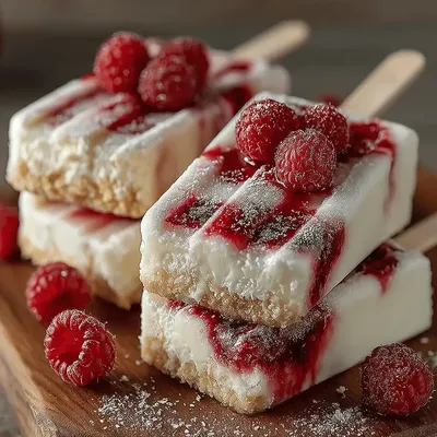 Raspberry Bliss Frozen Yogurt Pops: A Refreshing Treat