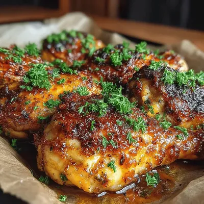 Sticky Maple Dijon Chicken Drumsticks