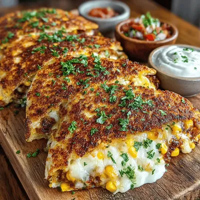 Spicy & Crunchy Hatch Chili Quesadillas