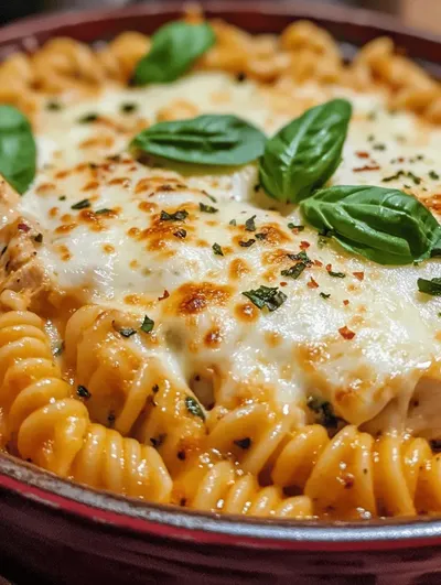 Garlic Parmesan Chicken Pasta Bake: A Comforting Family Favorite