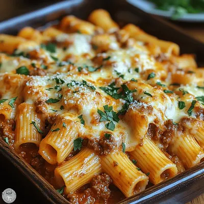 Homey Baked Rigatoni with Meat Sauce: A Comforting Delight