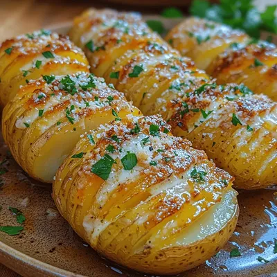 Garlic Butter Hasselback Potatoes: A Flavor-Packed Delight