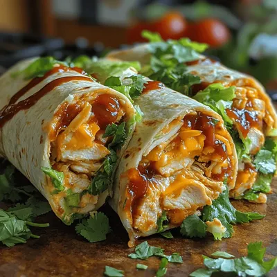 Smoky BBQ Ranch Chicken Wraps: A Quick and Delicious Meal Option
