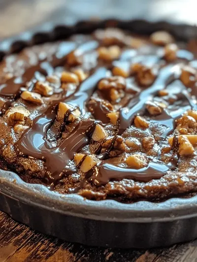 Chocolatey Bliss Cookie Pie: A Deliciously Nutritious Dessert