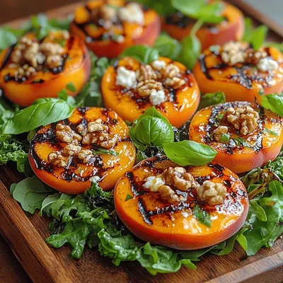 Grilled Peach Salad Recipe: A Summer Delight