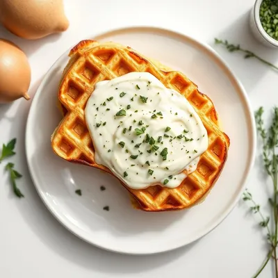 Herb Butter Yukon Waffle Bossa Bread