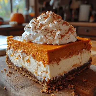 Pumpkin Spice Delight: Layered Pumpkin Cheesecake