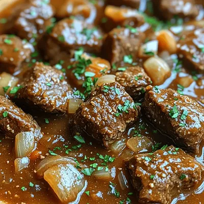 Tender & Tantalizing Slow Cooker Smothered Beef Tips: A Comfort Food Delight