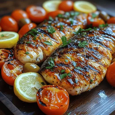 Mediterranean Bliss: Greek Style Grilled Fish