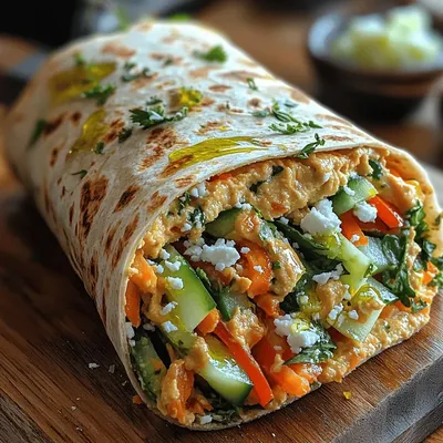 Rainbow Delight Veggie Wrap: A Vibrant, Healthy Meal Option